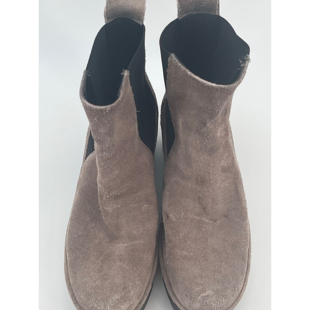 Fly London Womens Boots BAGU233FLY Casual Wedge Slip-On Chelsea Suede 38